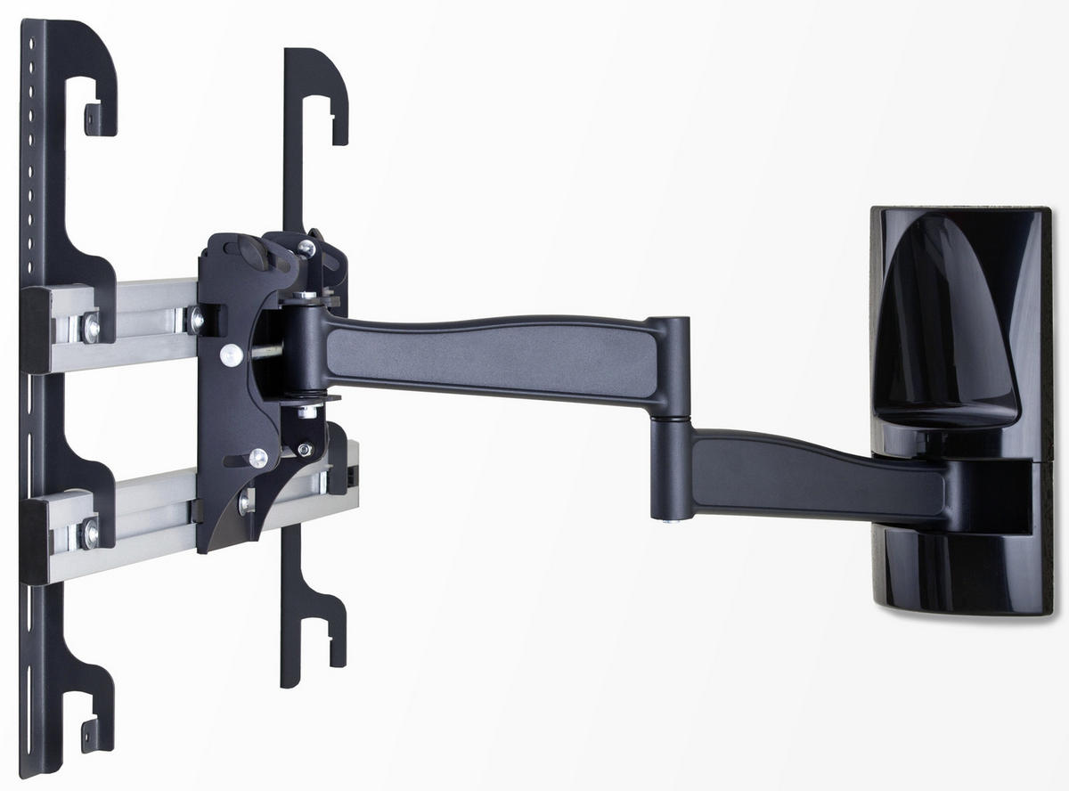 TV-WANDHALTER in Schwarz  - Schwarz, Konventionell, Metall (65/48/67cm) - MID.YOU