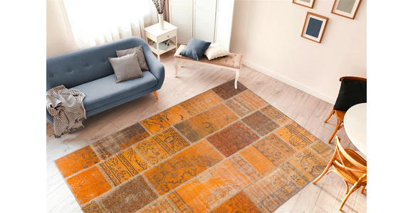 FLACHWEBETEPPICH 75/150 cm Faye 525 Gold Goldfarben  - Goldfarben, Basics, Textil (75/150cm) - Novel