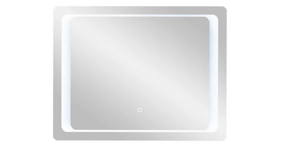 BADEZIMMERSPIEGEL 90/70/3 cm  - Design, Glas/Metall (90/70/3cm) - Xora