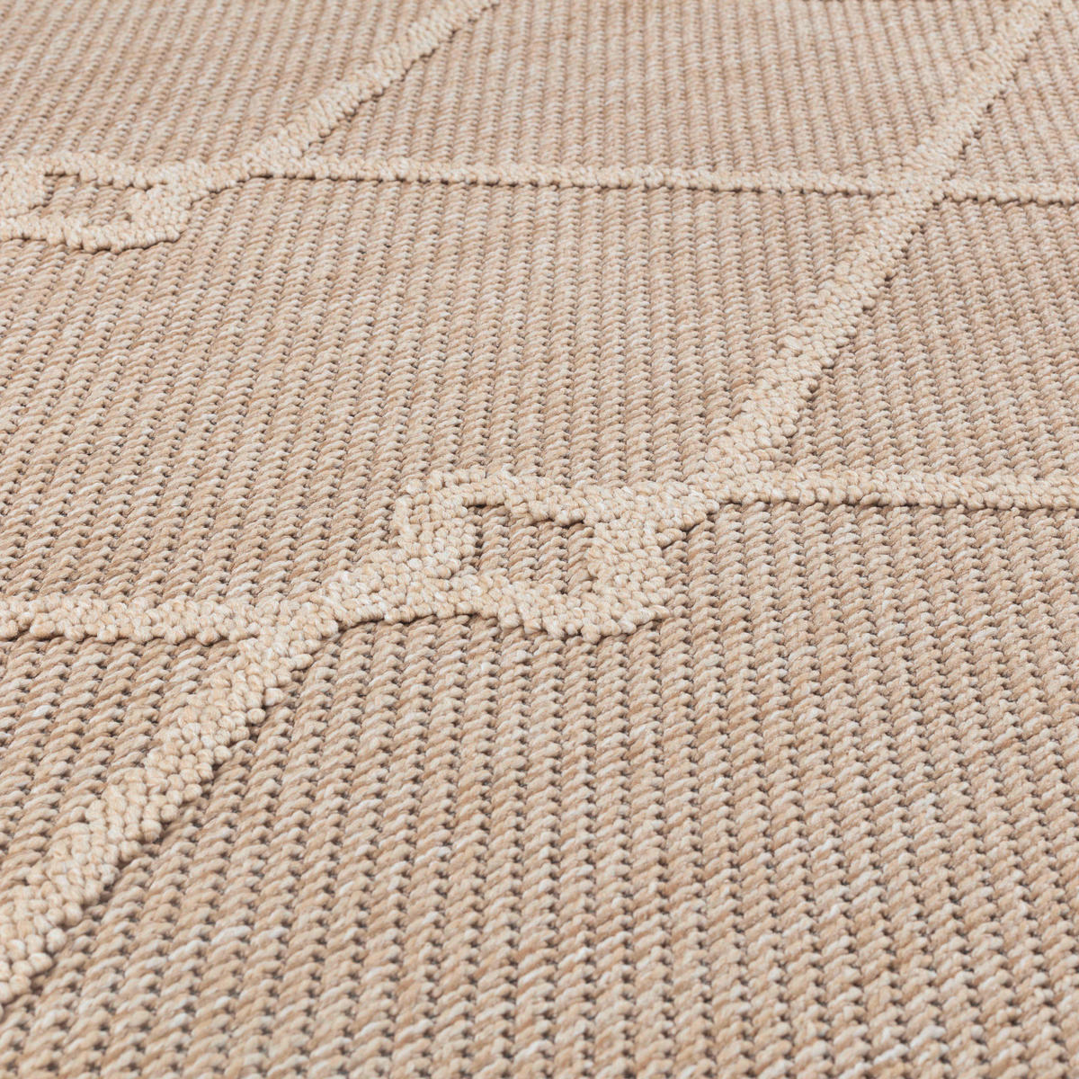 OUTDOORTEPPICH 120/170 cm Patara Beige  - Beige, Design, Textil (120/170cm) - Novel