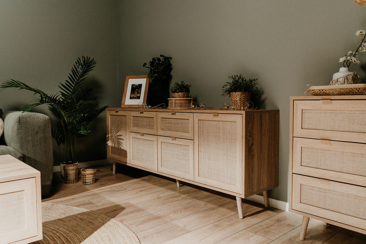SIDEBOARD  in 180/71/40 cm  - Sonoma Eiche, Natur, Holz/Holzwerkstoff (180/71/40cm) - MID.YOU