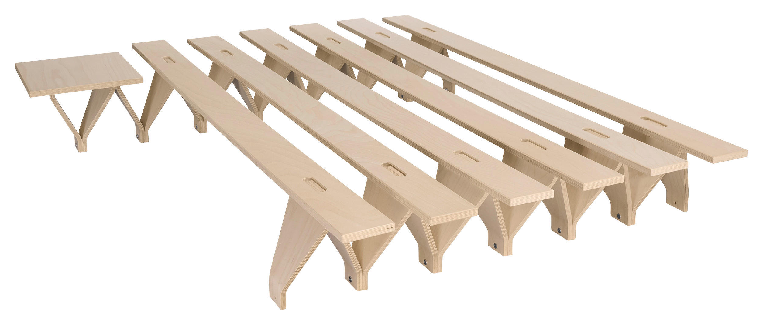 NACHTSCHRANK 40/27/34 cm Buche Schichtholz  - Buchefarben, Design, Holz (40/27/34cm) - Tojo