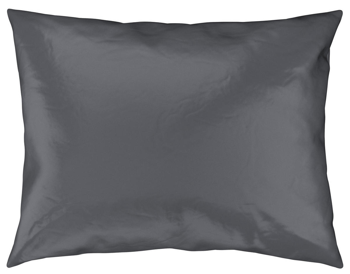 POVLEČENÍ, satén, antracitová, 200/220 cm - antracitová, Basics, textil (200/220cm) - Novel
