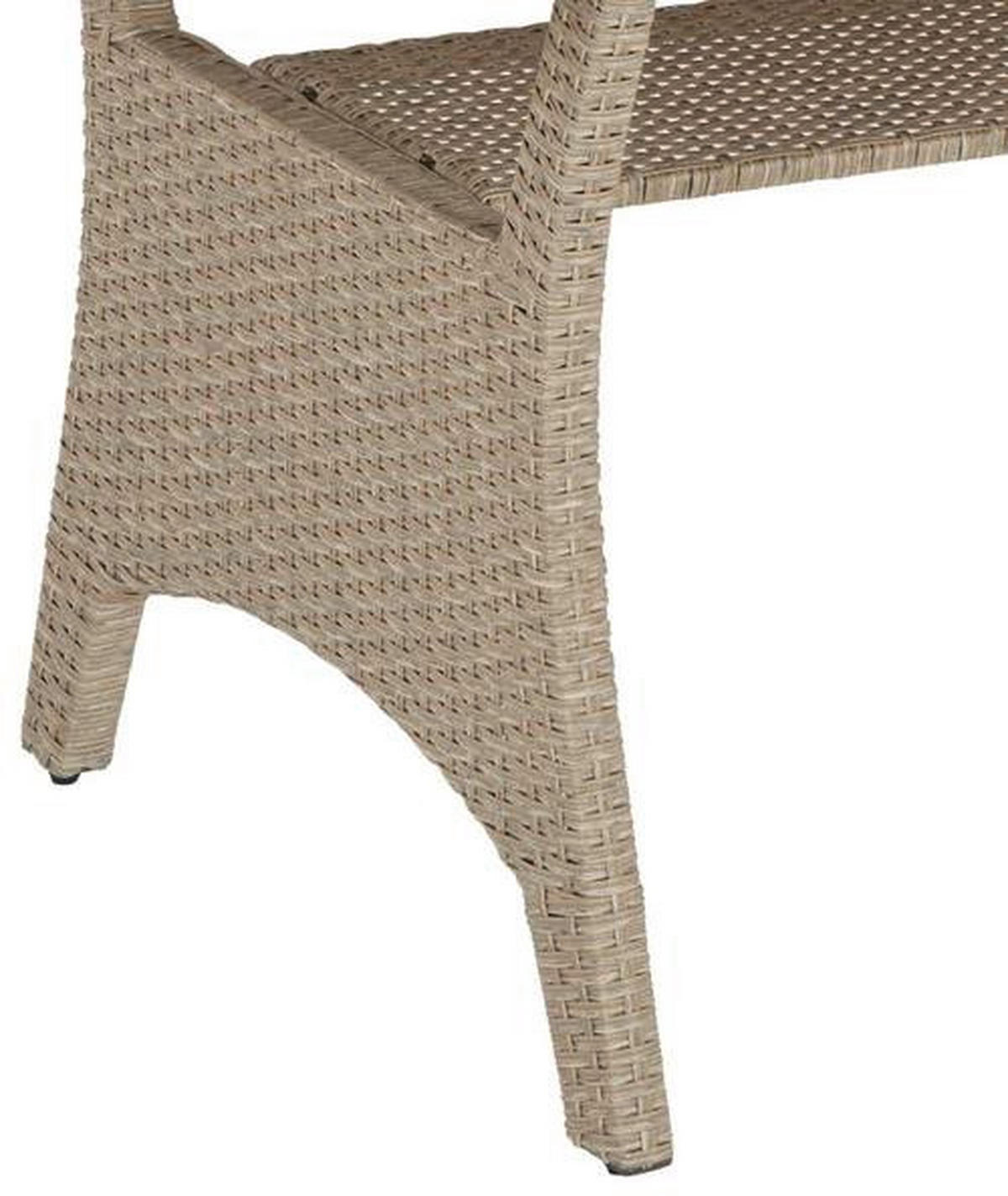 Loungegarnitur 6-tlg. Porto II 175/232 cm Stahl  - Hellgrau/Braun, MODERN, Kunststoff/Textil (175/232cm) - Luca Bessoni