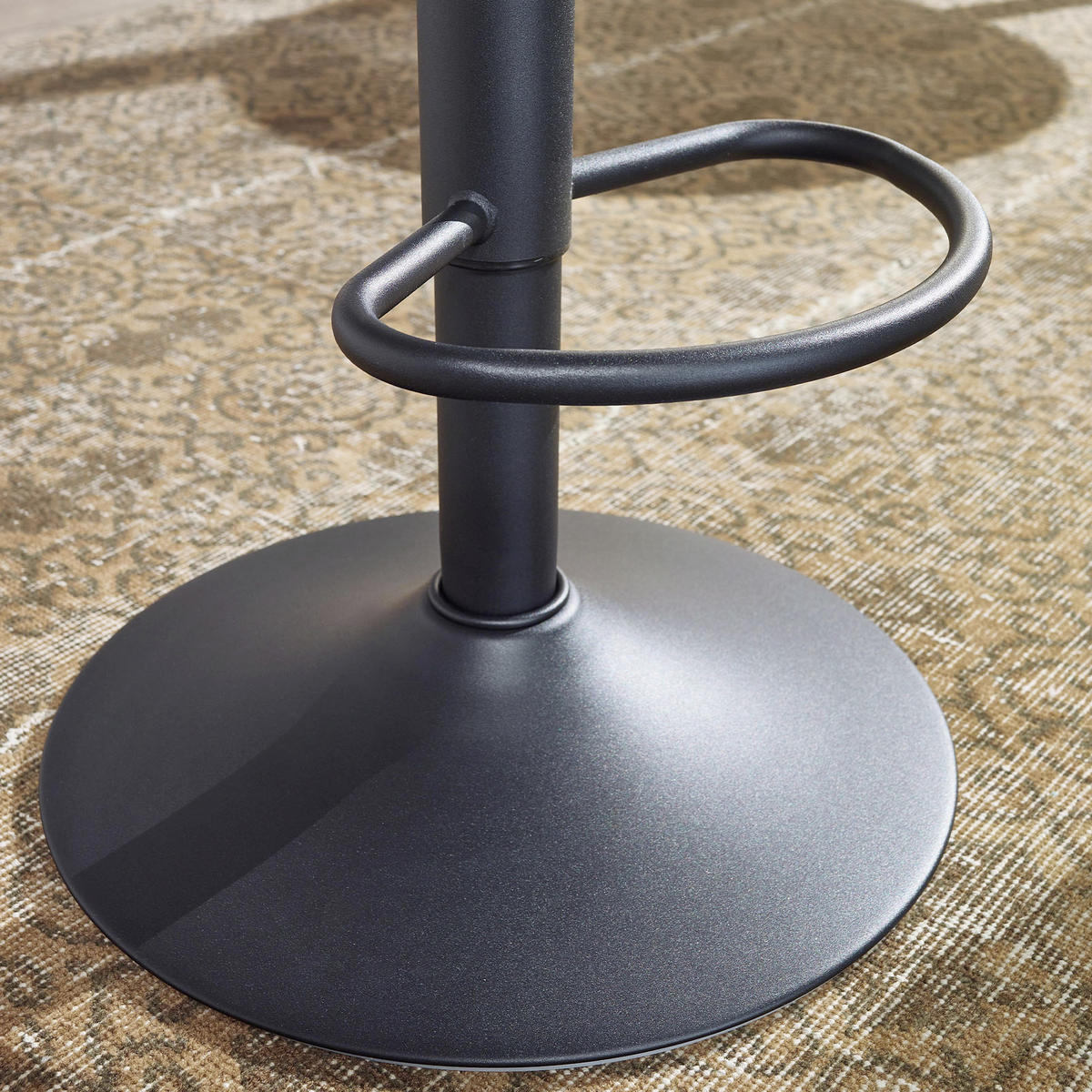 BARHOCKER in Metall Schwarz  - Schwarz, Modern, Metall (40/79/40cm) - MID.YOU