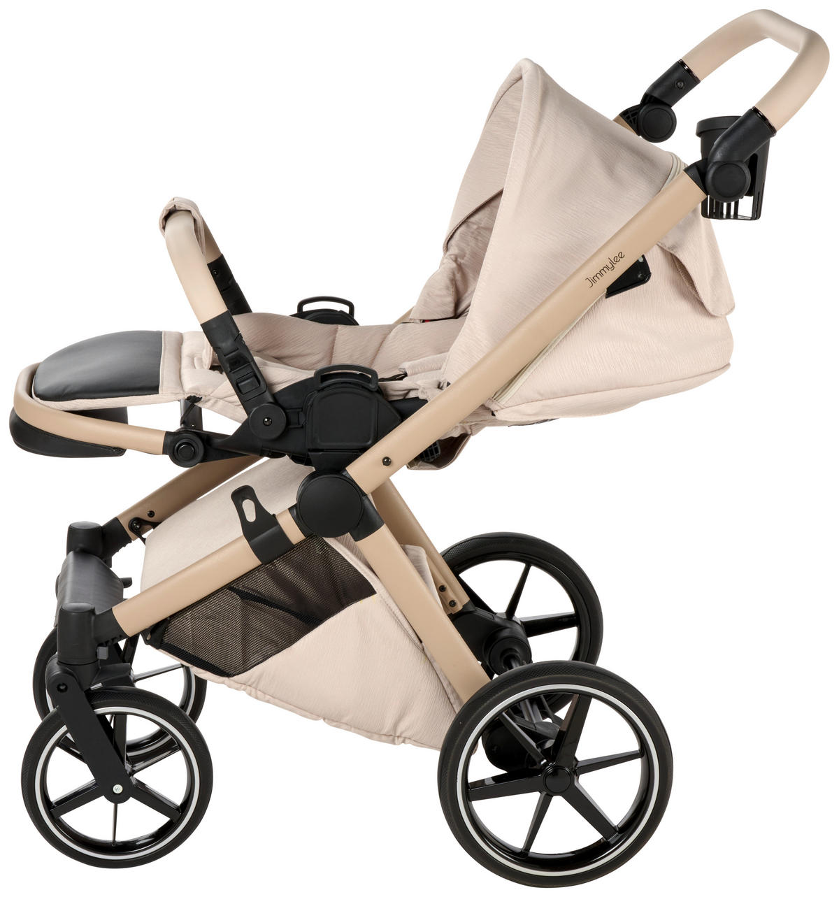 KINDERWAGENSET  - Beige, Trend, Kunststoff/Textil (100/59/106cm) - Jimmylee