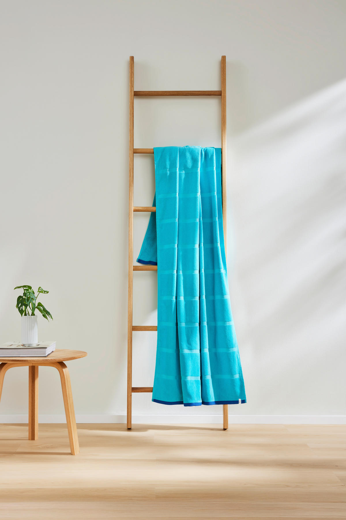 STRANDTUCH s.Oliver Türkis, Blau 90/180 cm  - Türkis/Blau, Trend, Textil (90/180cm) - S. Oliver