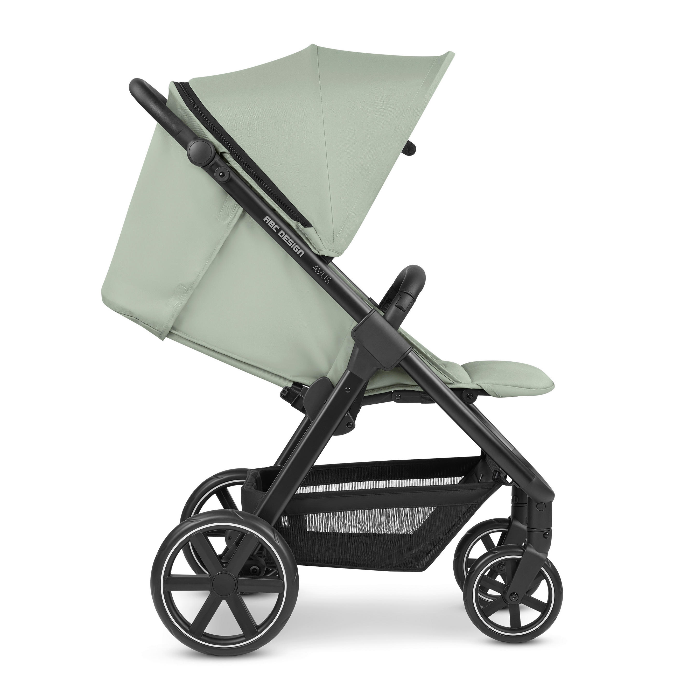 BUGGY AVUS  - Schwarz/Mintgrün, Basics, Textil/Metall (46,5/23,5/72cm) - ABC Design