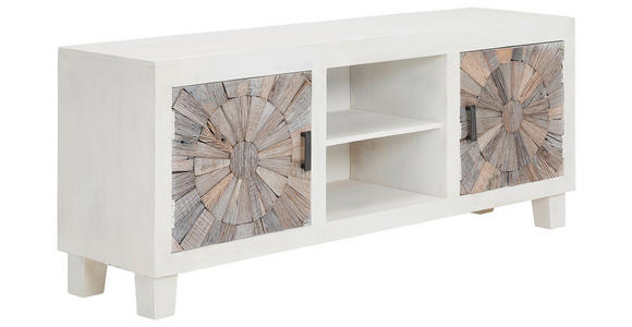 LOWBOARD in 150/60/40 cm - Weiß, Design, Holz/Holzwerkstoff (150/60/40cm) - Ambia Home