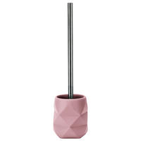 WC KEFA SO STOJANOM - bordová/hliníková, Trend, plast (10,6/39/10,6cm) - Kleine Wolke