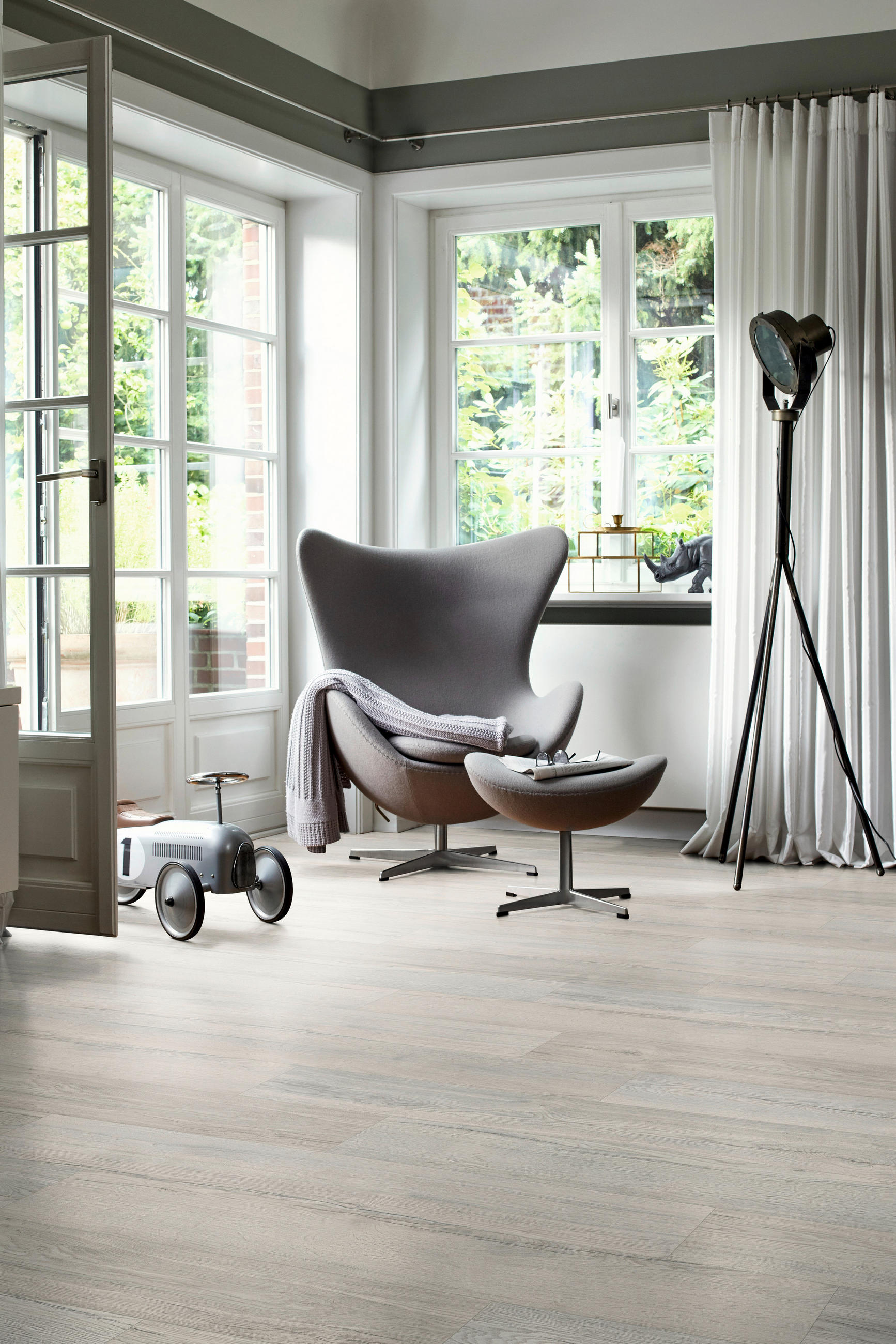 LAMINATBODEN Elva Eiche EGGER Nature Sense Aqua  per  m² - Eichefarben/Grau, KONVENTIONELL, Holzwerkstoff (129.2/19.3/1cm) - Egger Holzwerkstoffe