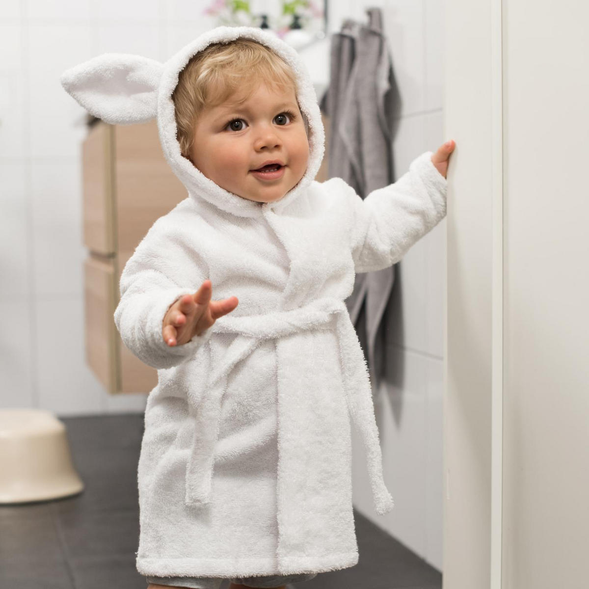 BADROCK FÖR BARN 98/104  - vit, Basics, textil (98/104null) - Summerville