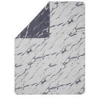 PLÉD 220/240 cm  - ezüst/antracit, Basics, textil (220/240cm) - Novel