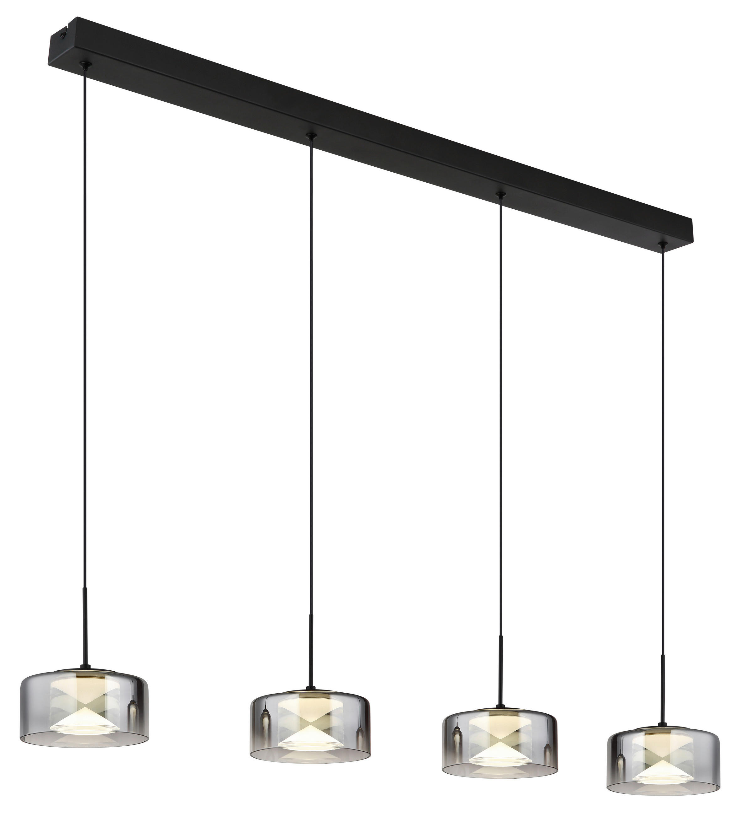 HÄNGELEUCHTE 105/15/150 cm   - Klar/Opal, Design, Glas/Kunststoff (105/15/150cm) - Collet's Monde