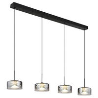 HÄNGELEUCHTE 105/15/150 cm  - Klar/Opal, Design, Glas/Kunststoff (105/15/150cm) - Collet's Monde