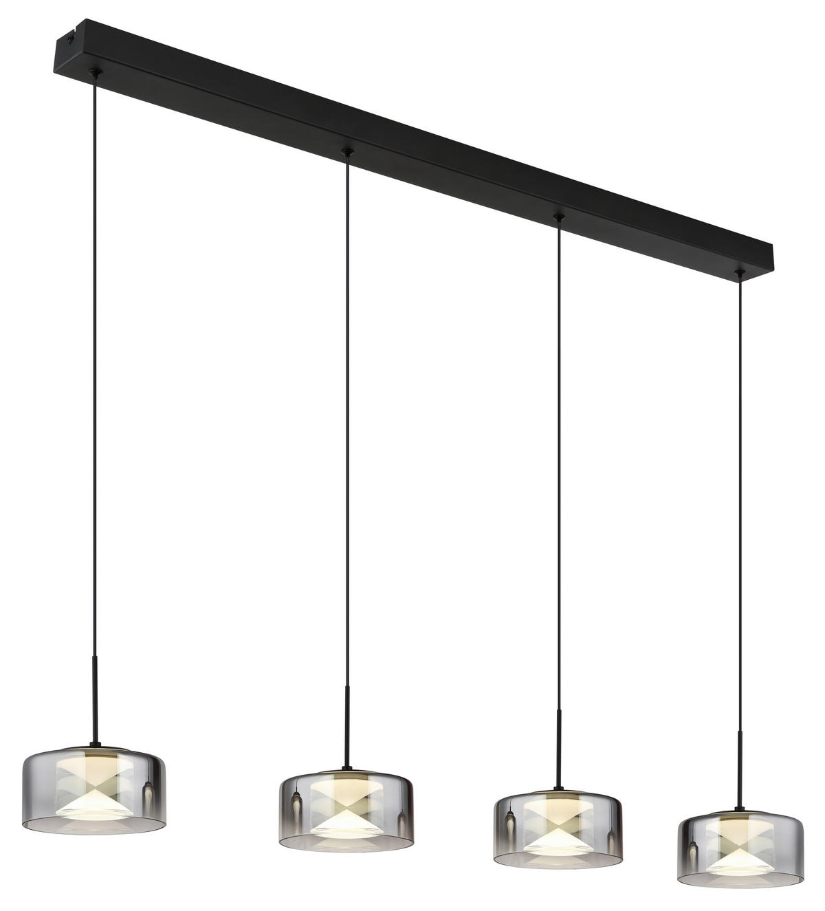 HÄNGELEUCHTE 105/15/150 cm  - Klar/Opal, Design, Glas/Kunststoff (105/15/150cm) - Collet's Monde