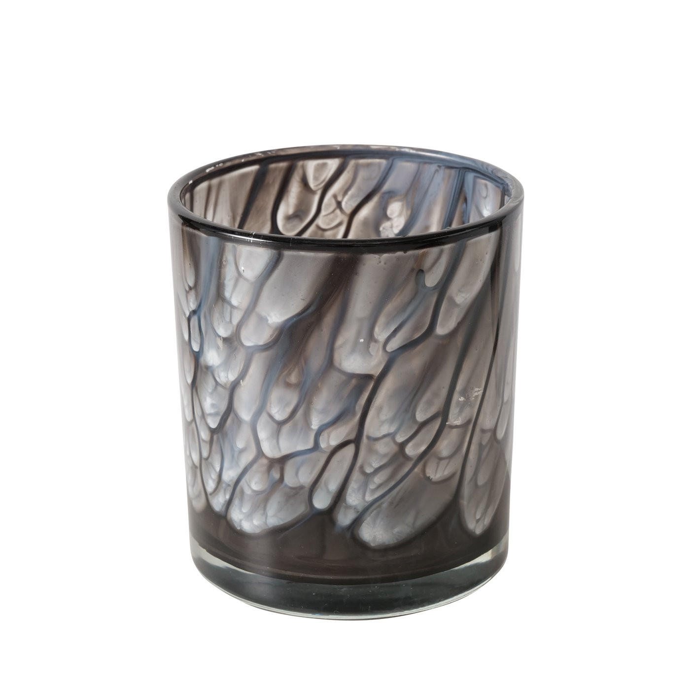 WINDLICHT - Schwarz, Design, Glas (6,9/7,7cm)