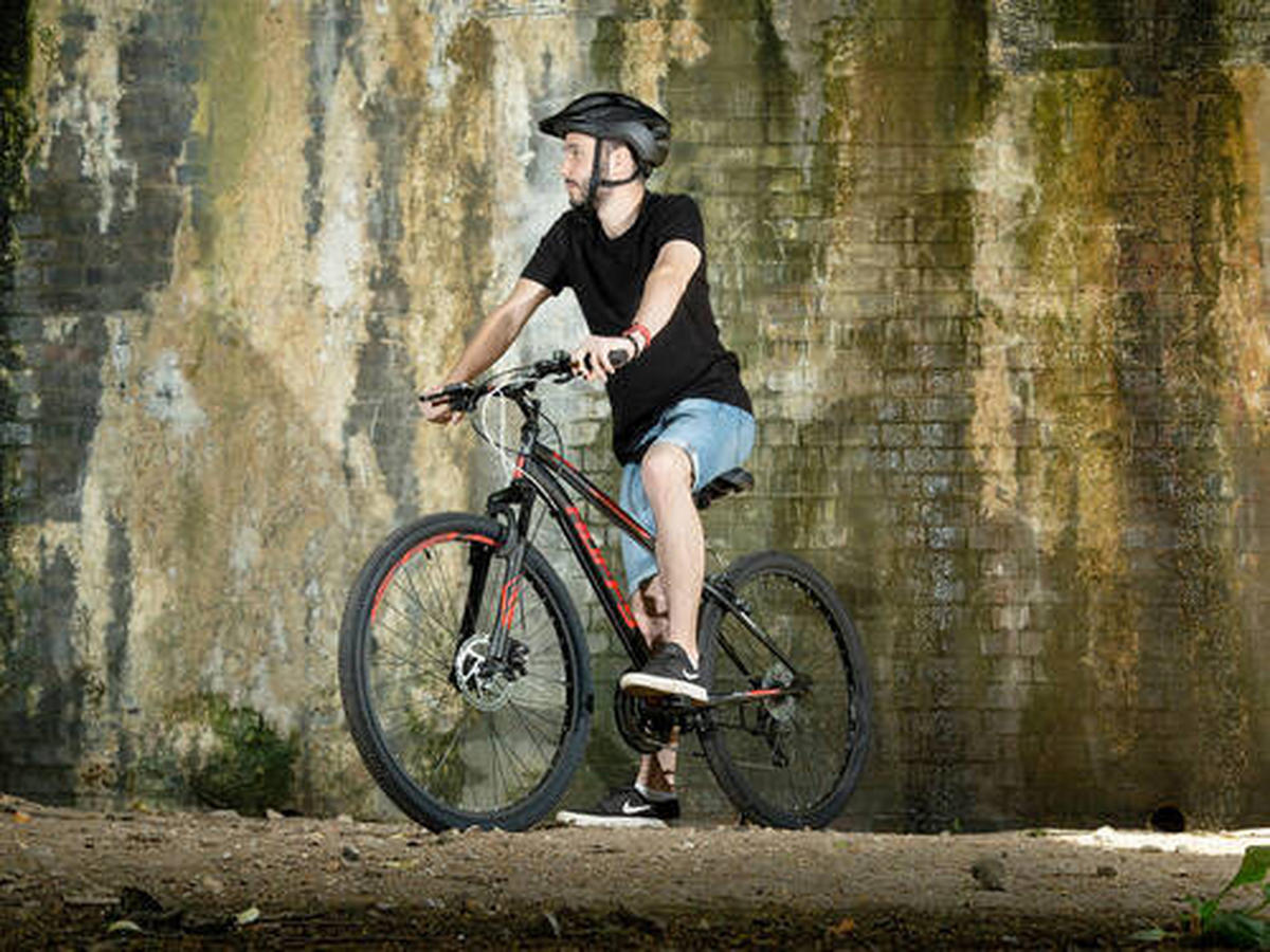 MOUNTAINBIKE 27.5 Zoll Damen, Herren  - Schwarz, Basics, Metall (61.8/179.5/105.4cm)