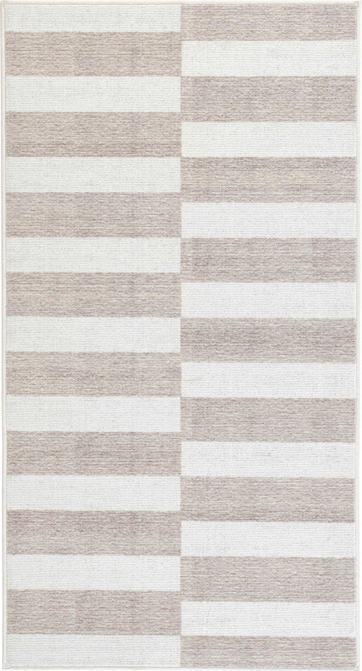 TUFTTEPPICH 80/150 cm MESIO STRIDER, waschbar Eiche grau, Grauweiß  - Eiche grau/Grauweiß, Design, Kunststoff/Textil (80/150cm) - Lindorug