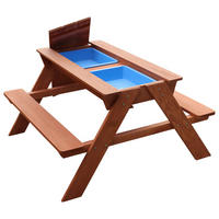 SAND- UND WASSERTISCH  - Braun, KONVENTIONELL, Holz/Kunststoff (89/50,5/89cm) - Ambia Garden