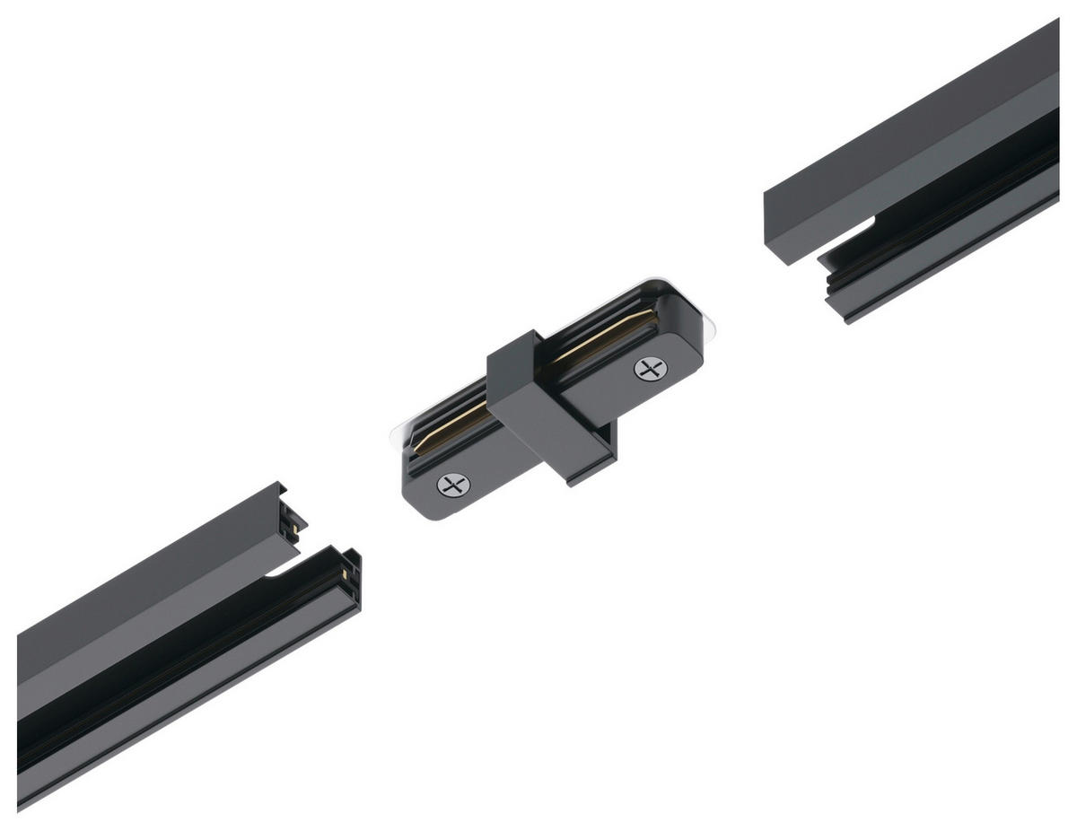 SCHIENENSYSTEM 3,3/2/7,1 cm  - Schwarz, Basics, Kunststoff/Metall (3,3/2/7,1cm) - MAYTONI