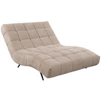 RELAXLIEGE SERIO Chenille Creme  - Creme/Schwarz, Design, Textil/Metall (118/83/168cm) - MID.YOU