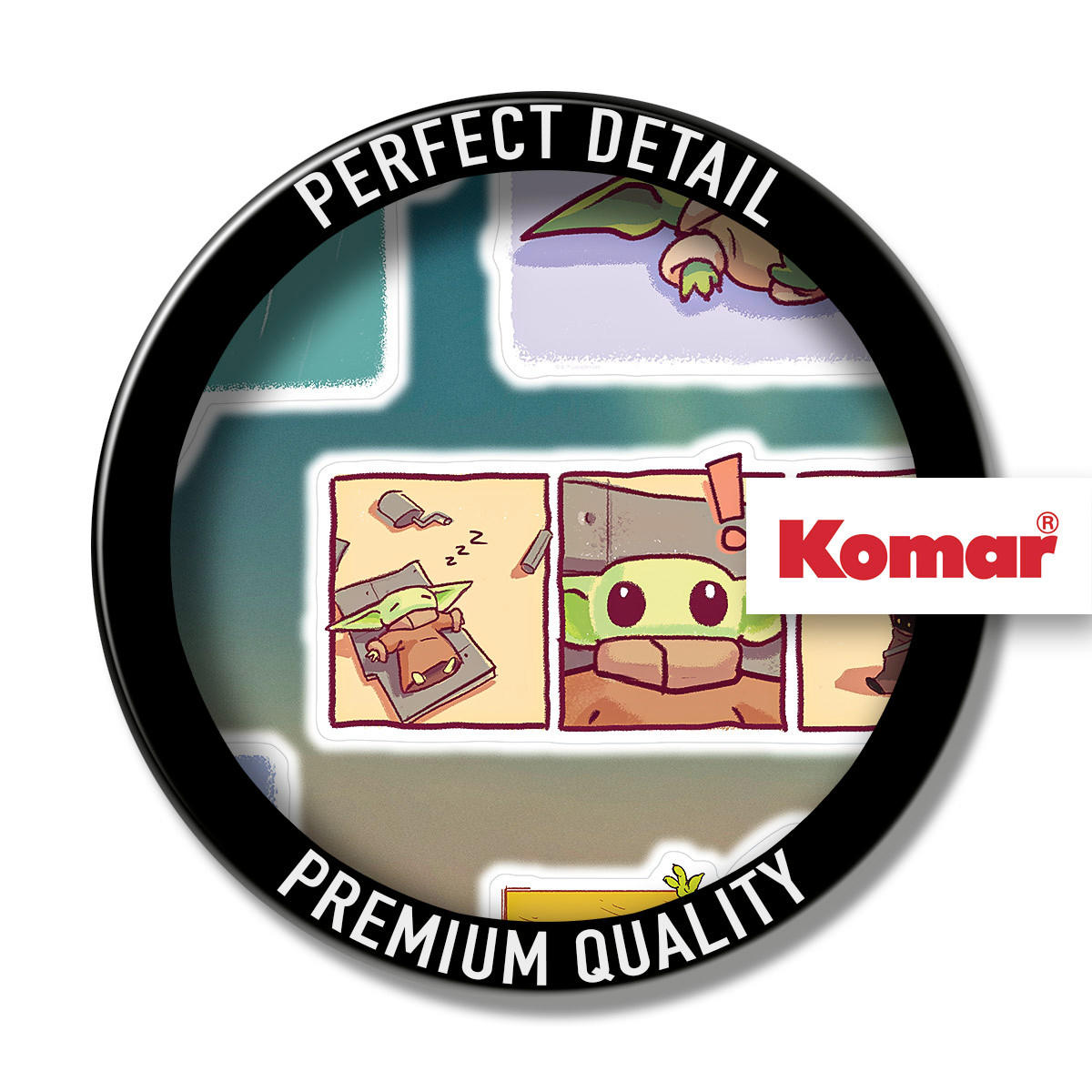 VÄGGDEKALER 50/70 cm     - multicolor, Basics, plast (50/70cm) - Komar