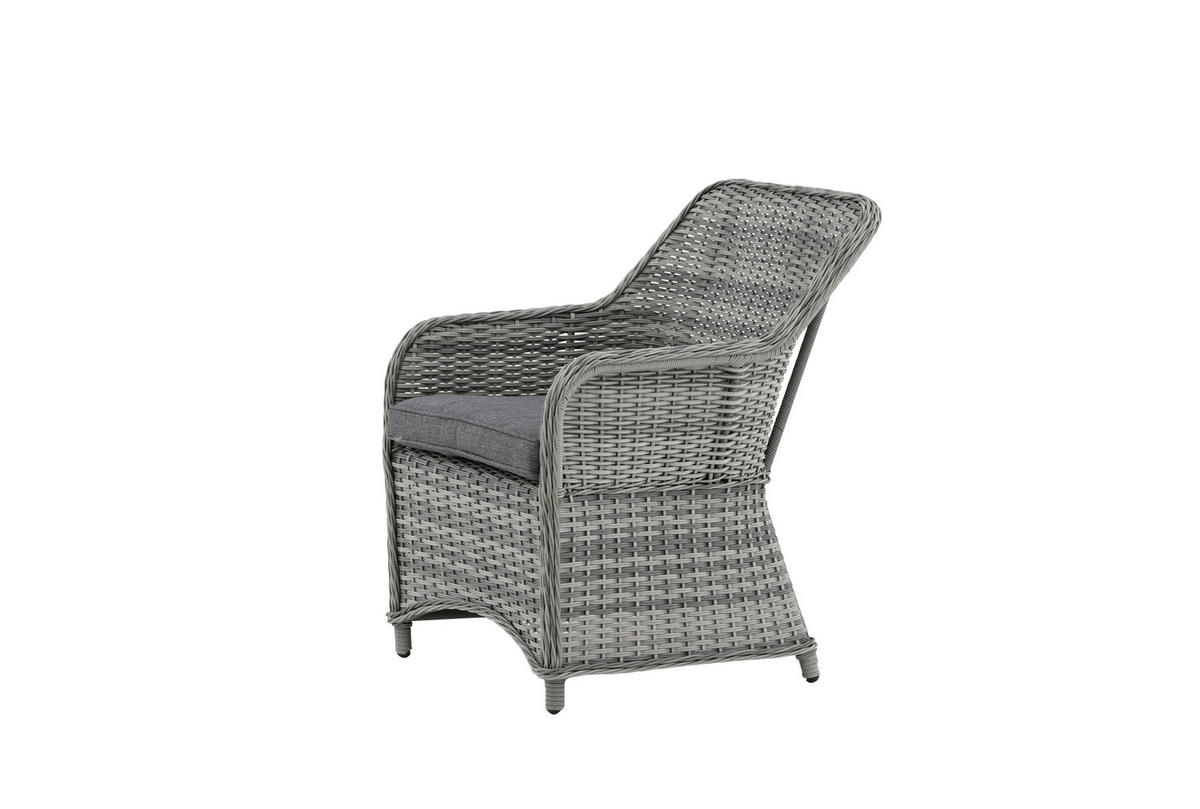 UTESTOLAR SET i metall, textil grå  - grå, Klassisk, metall/textil (65/92/75cm) - Gardenson