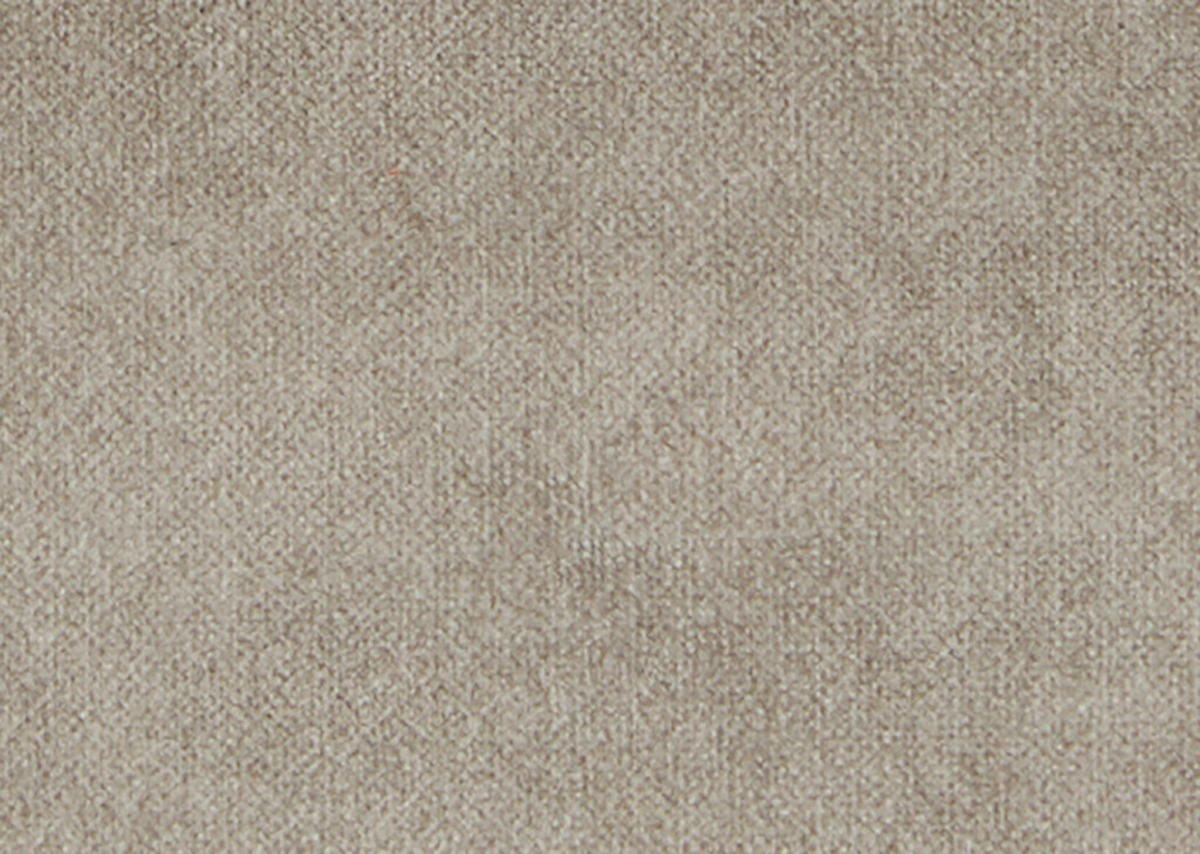 LIEGE  in Velours Ecru  - Eiche dunkel/Ecru, MODERN, Holz/Textil (137/72/155cm) - Joka