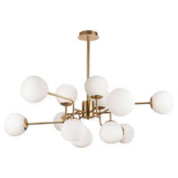 KRONLEUCHTER  110/42,7/50 cm   - Messingfarben, Trend, Glas/Metall (110/42,7/50cm) - MAYTONI