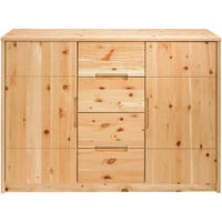 KOMMODE 135/98/45 cm  in Zirbelkieferfarben  - Zirbelkieferfarben, Natur, Holz (135/98/45cm) - Linea Natura