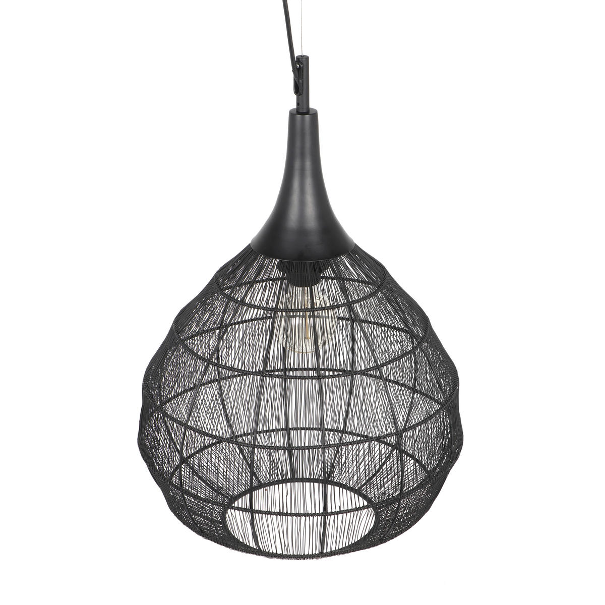 HÄNGLAMPA SORAYA 42/150 cm  - svart, Basics, metall (42/150cm) - Trio Leuchten