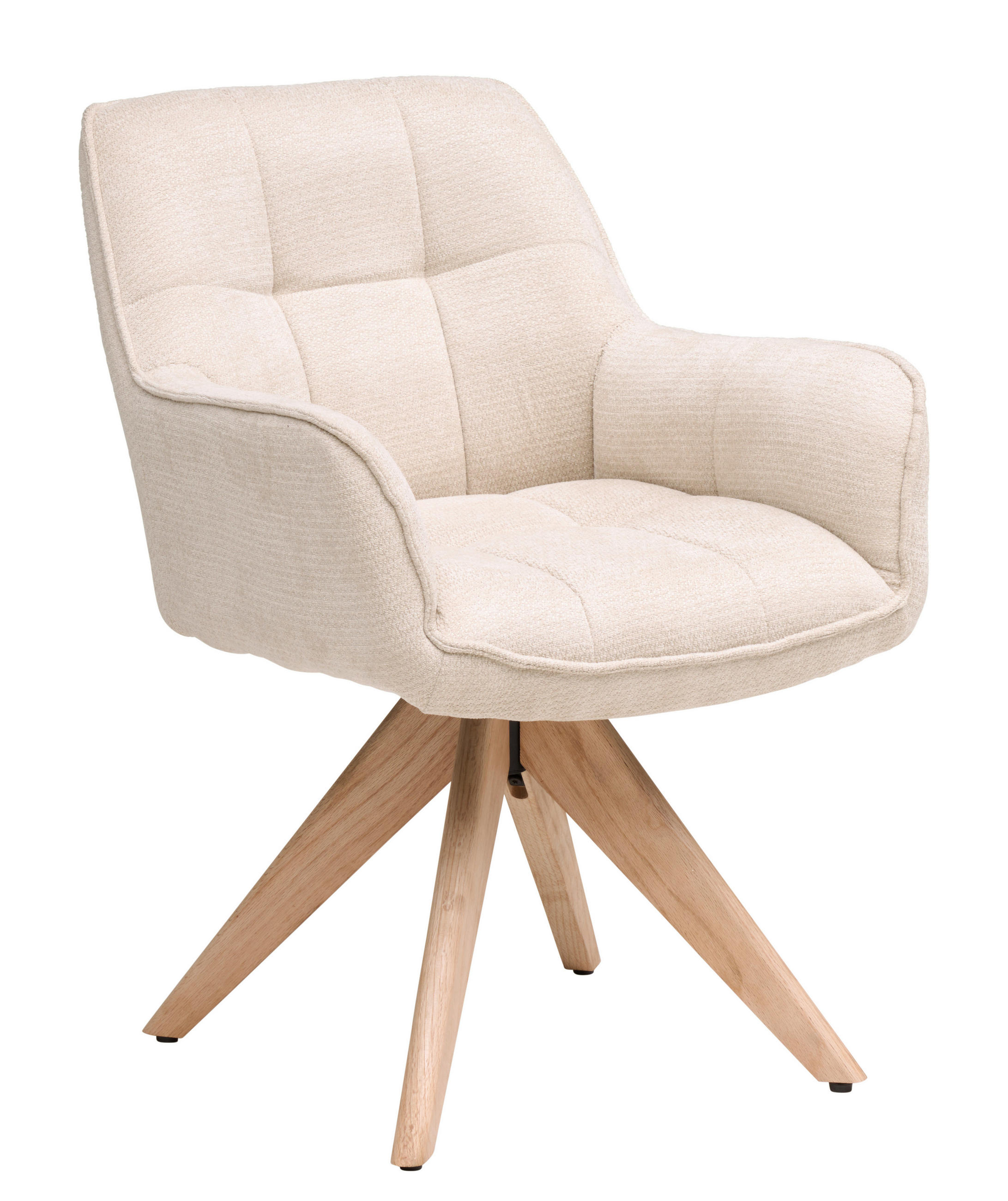 Livetastic Armlehnstuhl Eiche, Beige 64x85x62 cm