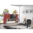 TV-ELEMENT Eiche Eichefarben, Weiß - Eichefarben/Alufarben, Design, Kunststoff (140/45/40cm) - Boxxx
