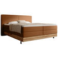 BOXSPRINGBETT 140/200 cm  in Braun  - Schwarz/Braun, Natur, Holz/Textil (140/200cm) - Valnatura