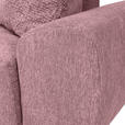 ECKSOFA  in Flachgewebe Altrosa  - Schwarz/Altrosa, KONVENTIONELL, Textil/Metall (180/295cm) - Carryhome