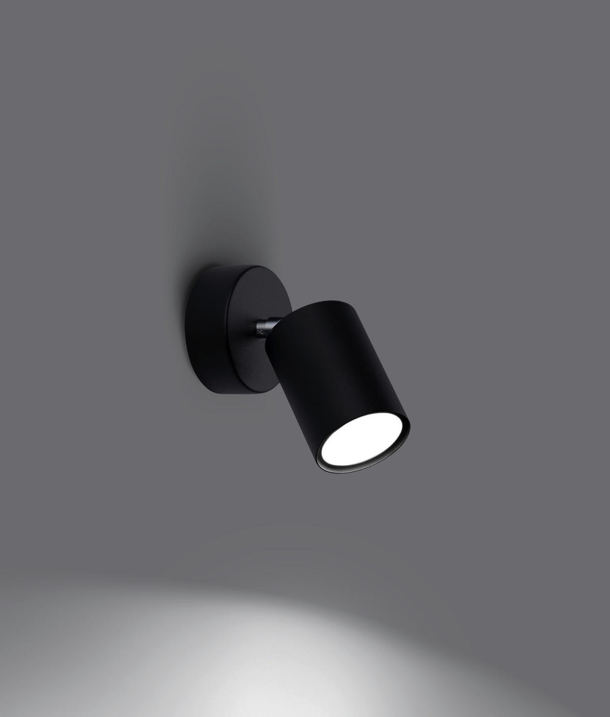 WANDLEUCHTE LEMMI 8/8/18.5 cm   - Schwarz, Basics, Metall (8/8/18.5cm)