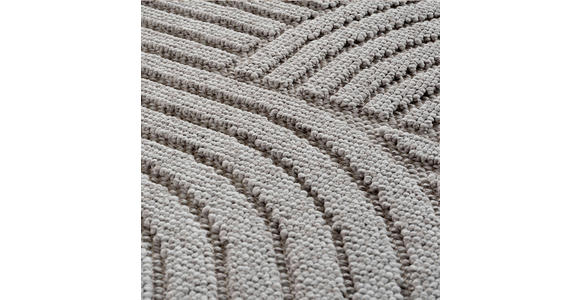 FLACHWEBETEPPICH 60/110 cm HELIX Silberfarben  - Silberfarben, Basics, Kunststoff/Textil (60/110cm) - Novel