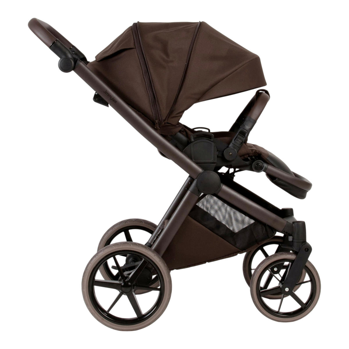 KINDERWAGENSET  - Braun, Trend, Kunststoff/Textil (100/59/106cm) - Jimmylee