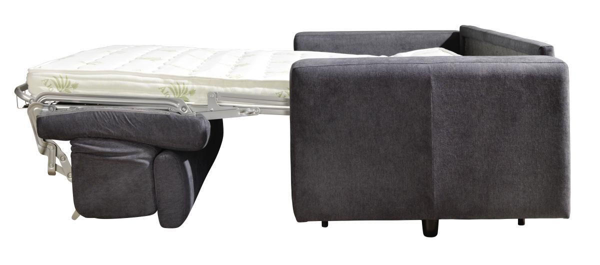 KANAPÉÁGY szürkéskék  - fekete/szürkéskék, Konventionell, műanyag/textil (206/82-100/101cm) - Venda