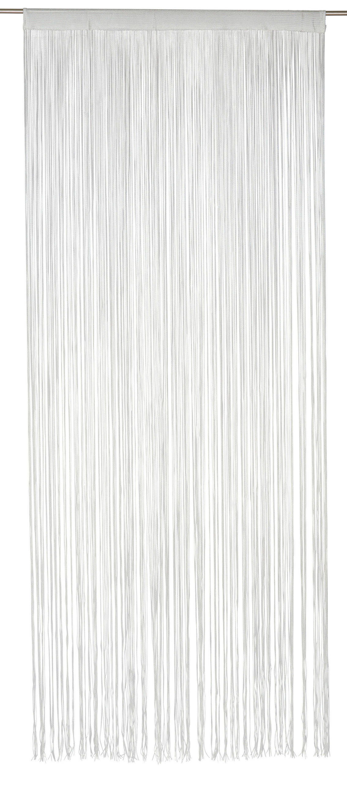 Fadenvorhang + Stangendurchzug Marietta 90x245 Cm Weiß