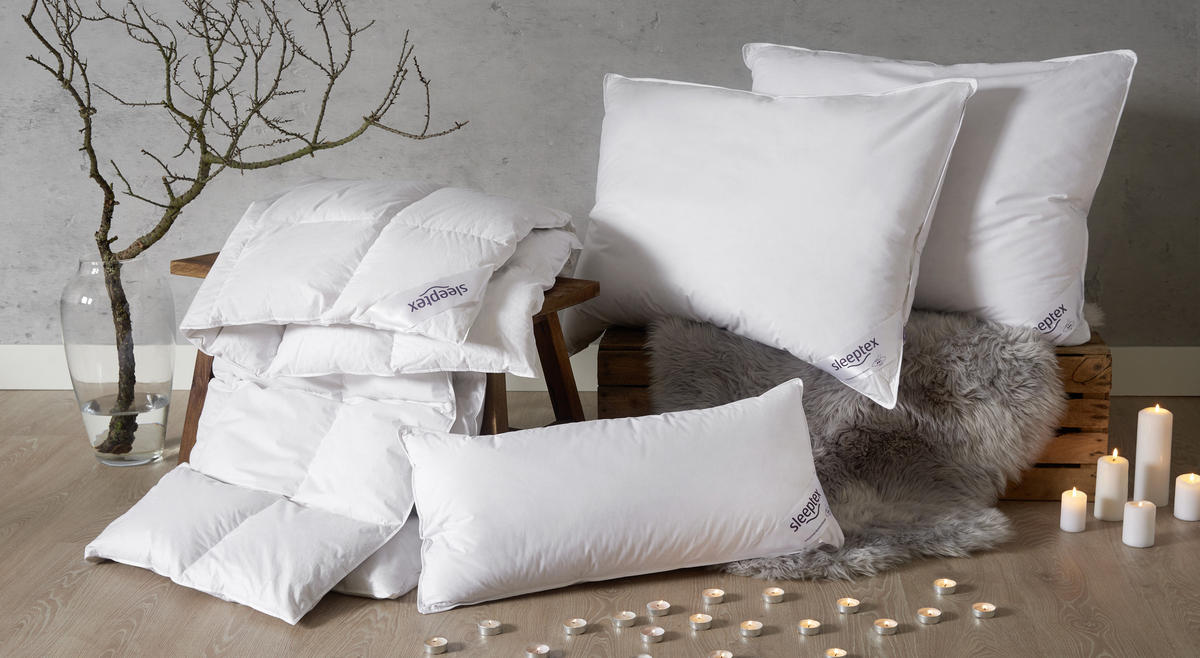 CELOROČNÁ PRIKRÝVKA, 140/200 cm, páperie - biela, Basics, textil (140/200cm) - Sleeptex