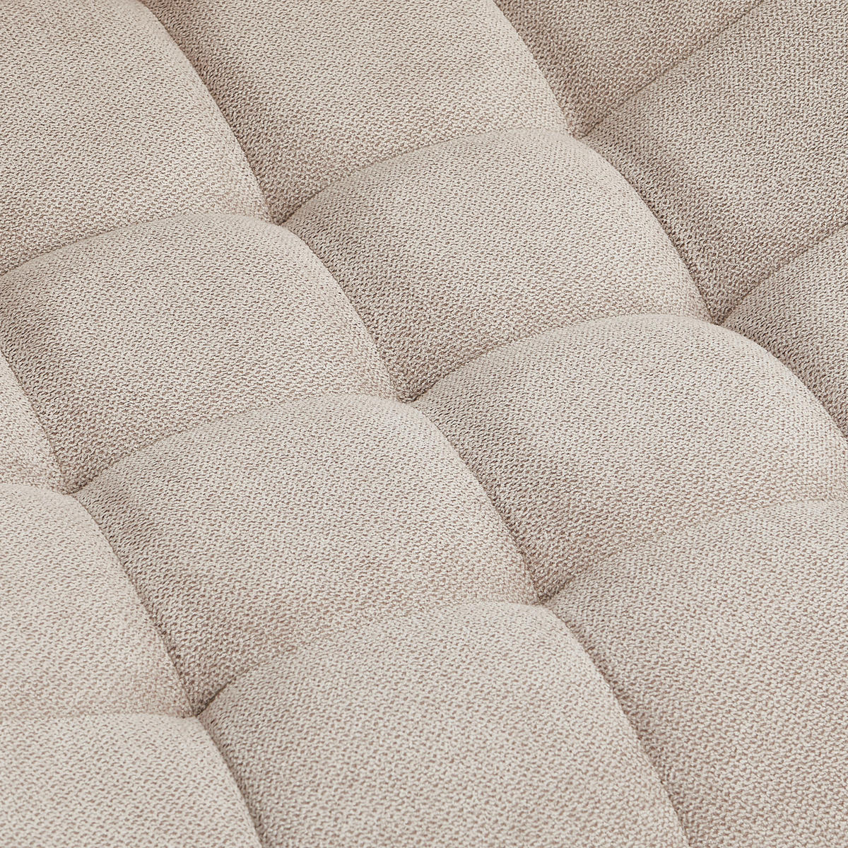 STUHL  in Eisen Webstoff Metall, Textil  - Taupe/Eichefarben, MODERN, Textil/Metall (51/88/62cm) - Livetastic