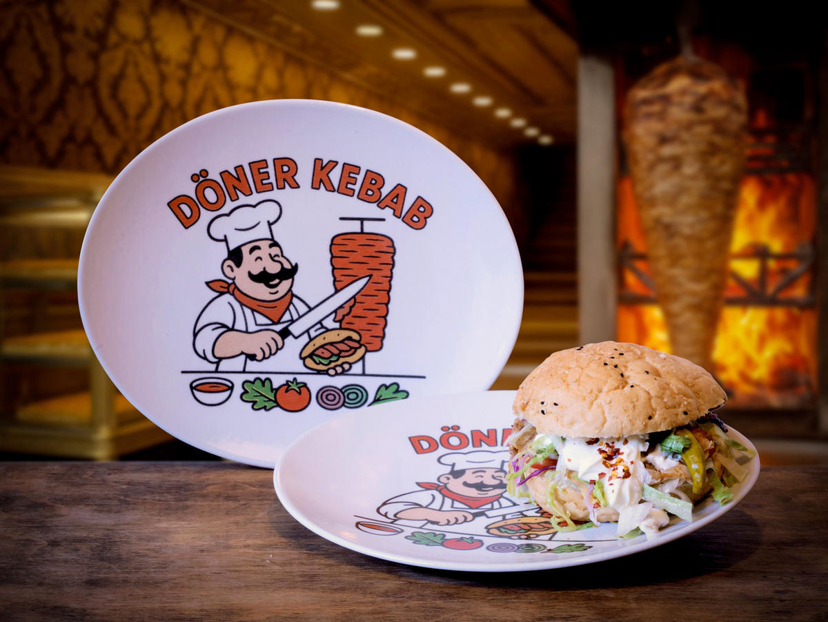 GRILLTELLER - Multicolor/Weiß, Basics, Keramik - Creatable