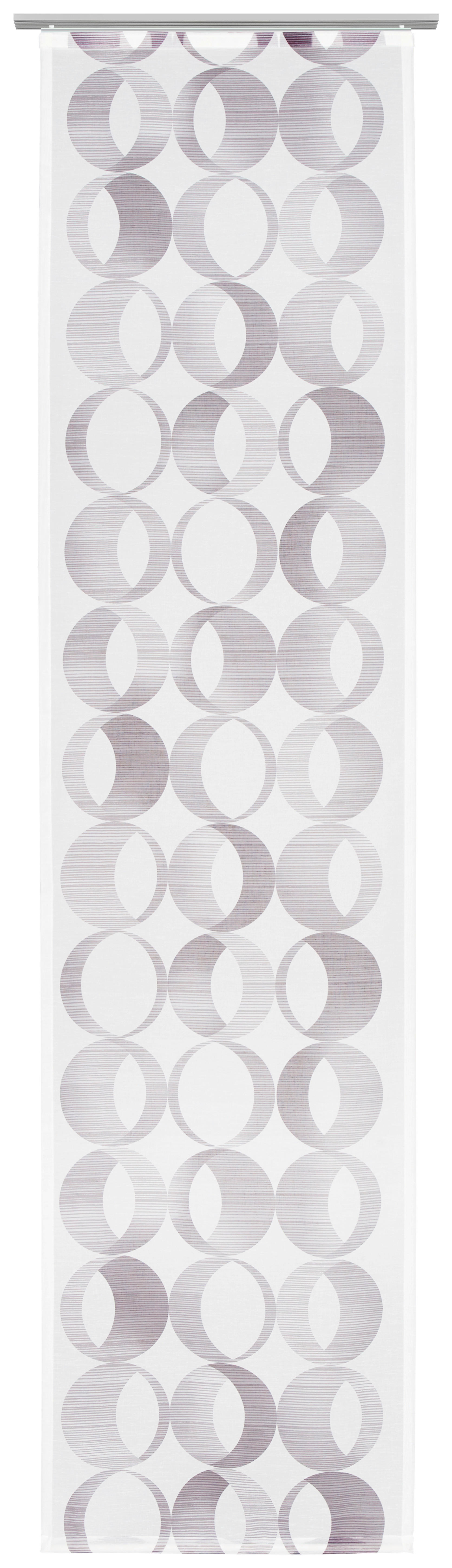 FLÄCHENVORHANG   halbtransparent  60/245 cm   - Silberfarben, LIFESTYLE, Textil (60/245cm) - Novel