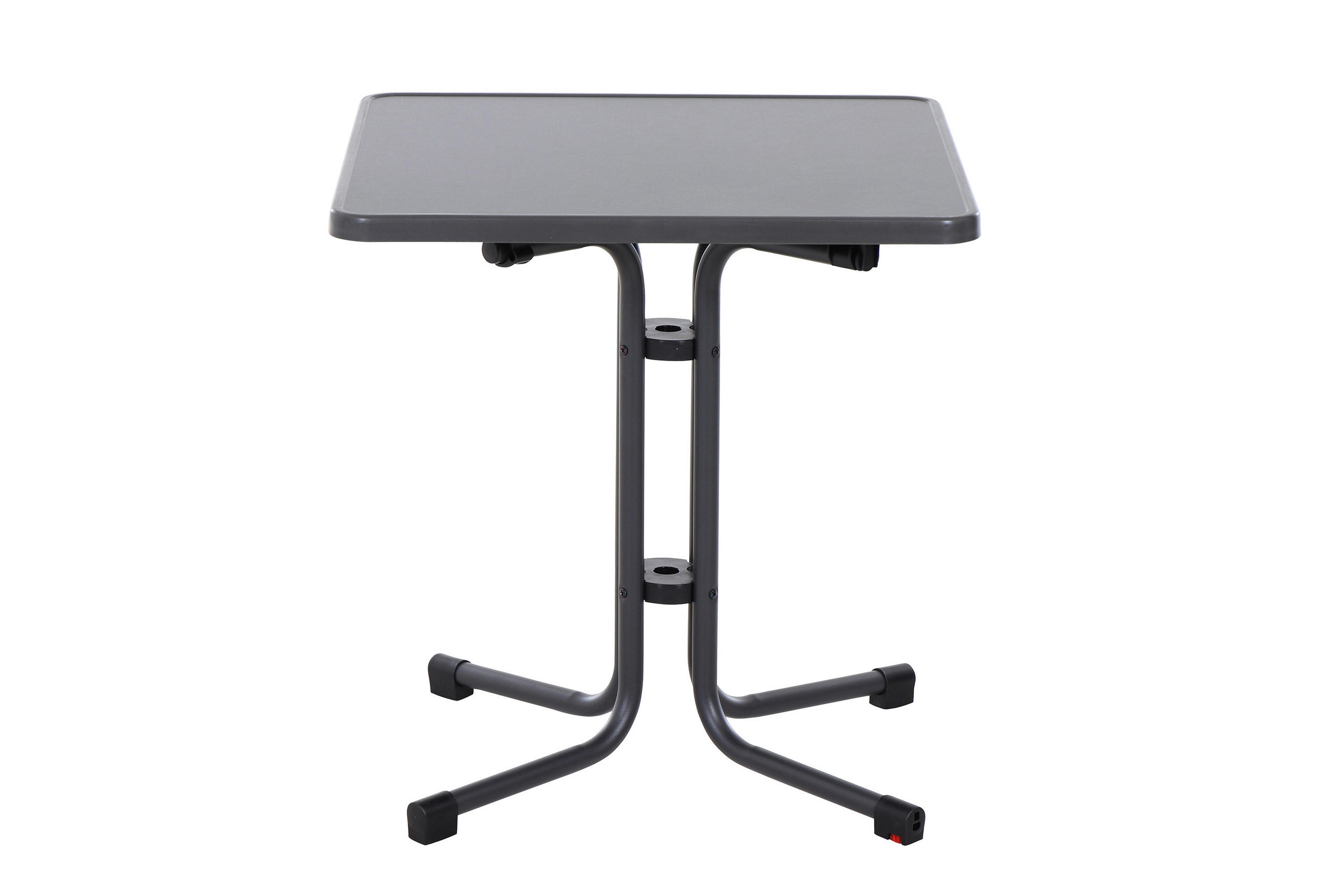 GARTENKLAPPTISCH Metall, Holzwerkstoff Anthrazit quadratisch  - Anthrazit, KONVENTIONELL, Holzwerkstoff/Metall (70/70/71cm) - Siena Garden