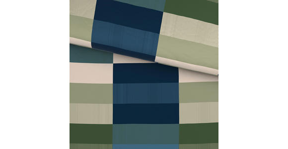 BETTWÄSCHE CUBY Satin 140/200 cm  - Petrol, KONVENTIONELL, Textil (140/200cm) - Novel