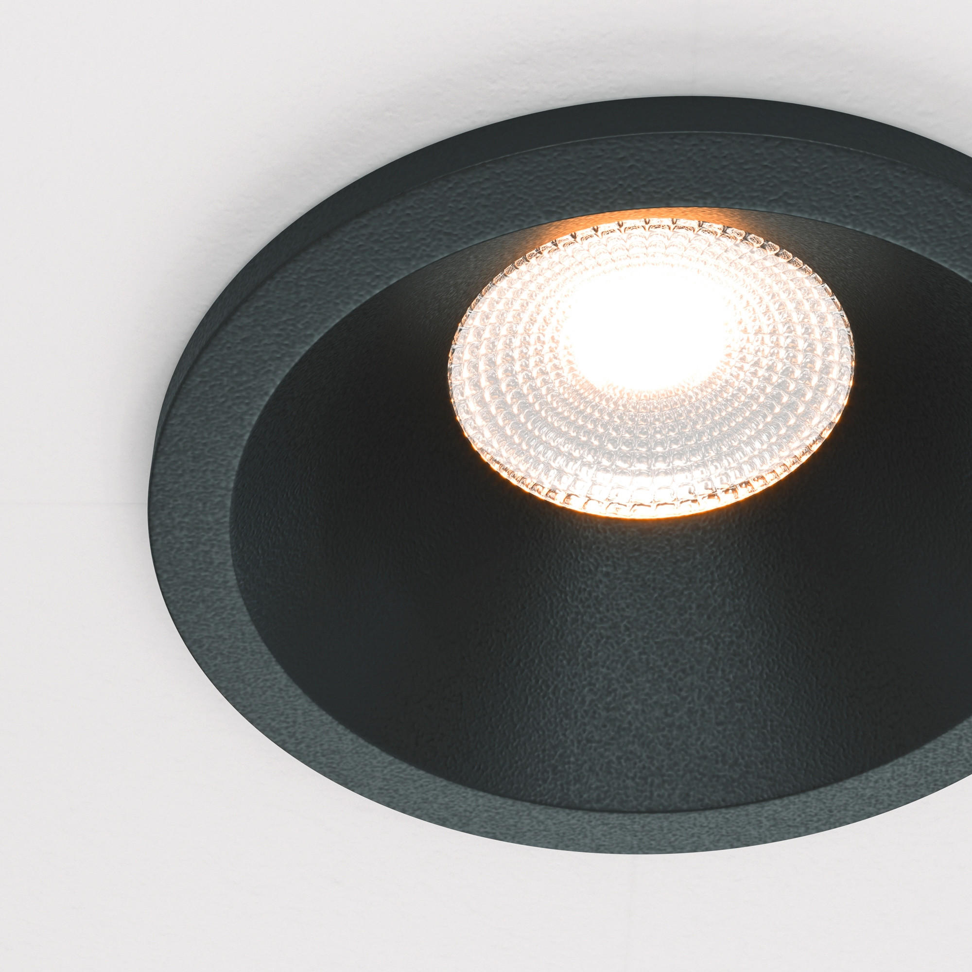 LED-SPOT Downlight 6/6 cm   - Schwarz, Trend, Metall (6/6cm) - MAYTONI
