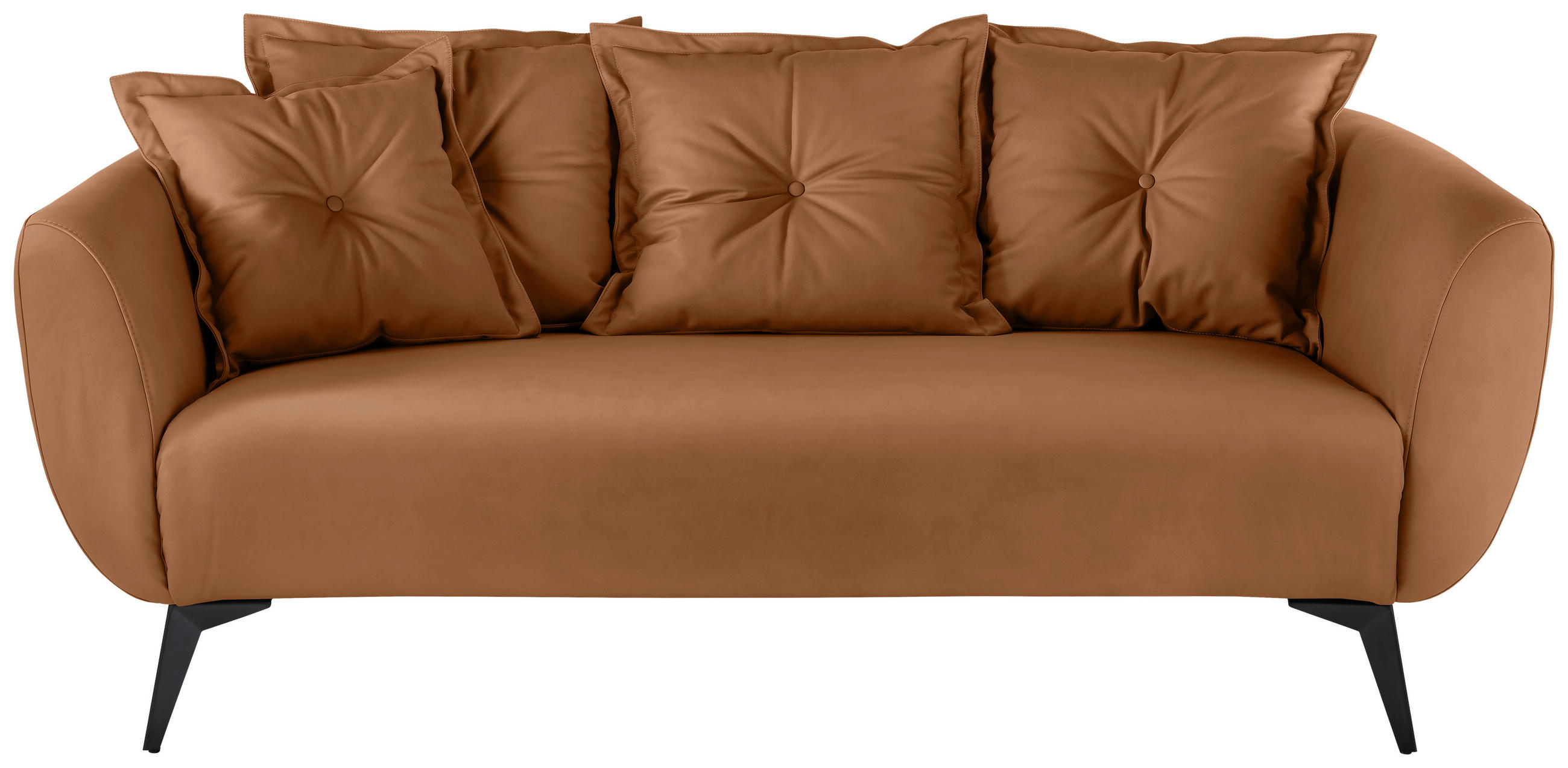 2,5 Sitzer Sofa Baggio Cognac B: 196 Cm