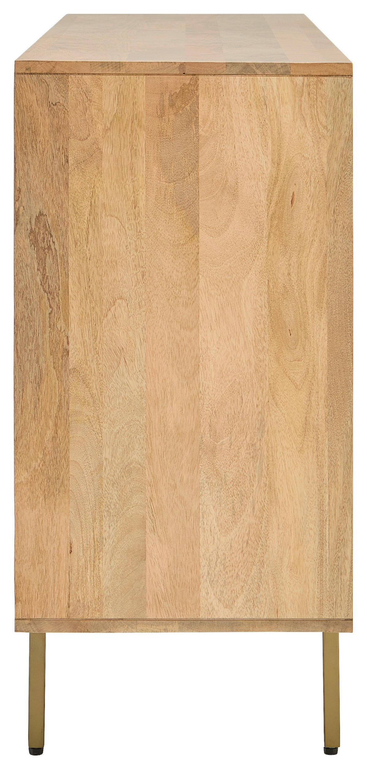 SIDEBOARD  in 170/85/40 cm  - Messingfarben/Naturfarben, LIFESTYLE, Holz/Metall (170/85/40cm) - Livetastic